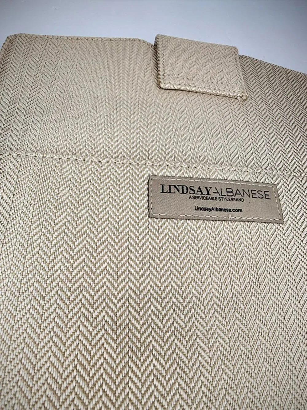 Lindsay Albanese Limited Edition Herringbone Laptop Clutch Sleeve